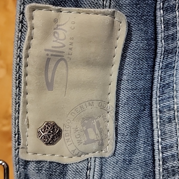 Silver Aiko Mid Capri Sz 22 - Picture 4 of 6